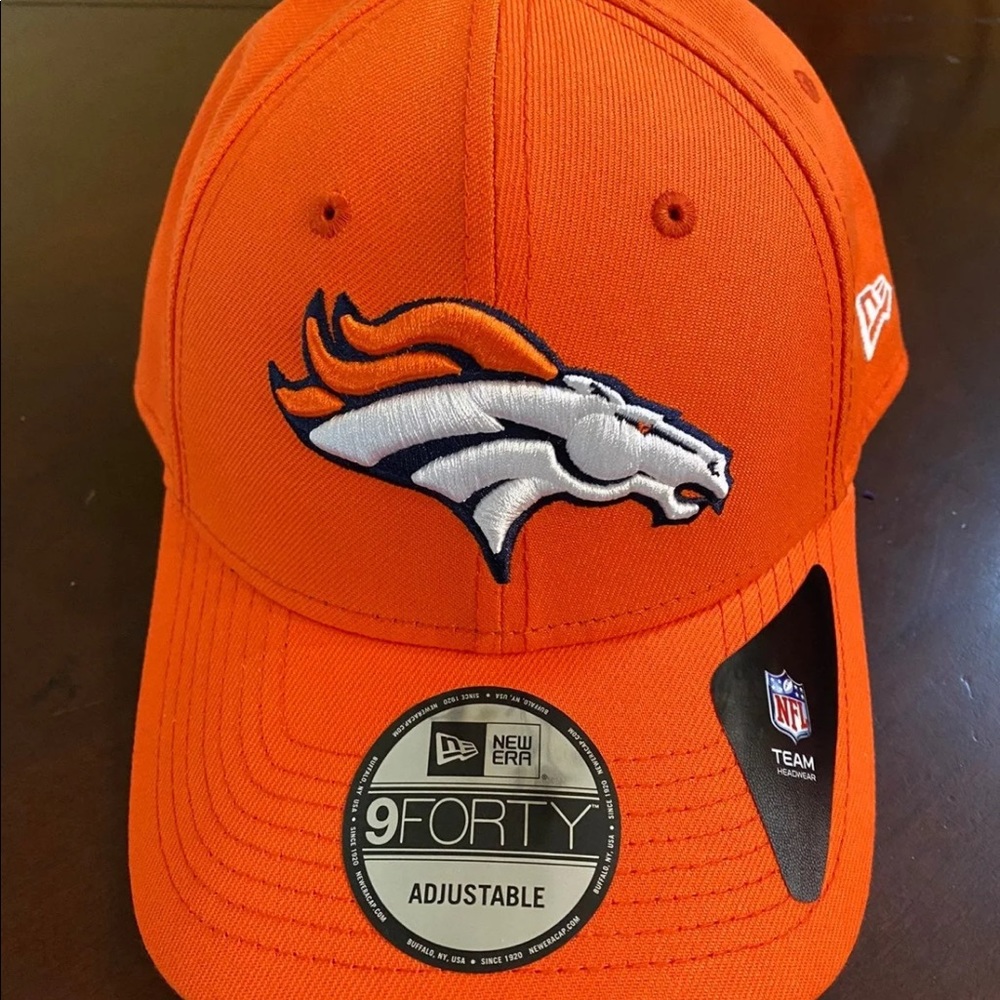 New Era NFL Denver Bronco’s, Team Head-ware, 9FORTY, Adjustable Hat for Adults